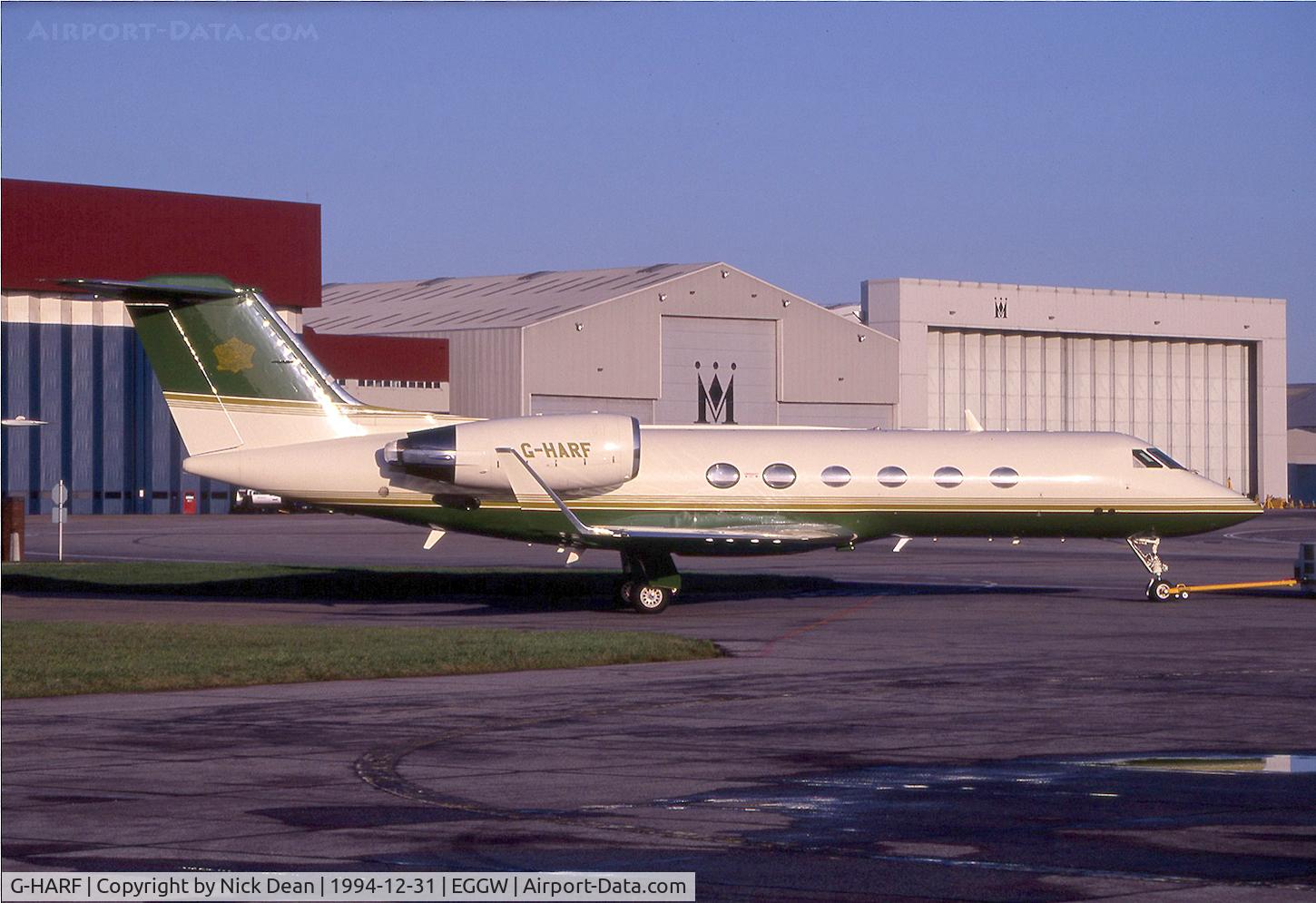 G-HARF, 1989 Gulfstream Aerospace Gulfstream IV C/N 1117, EGGW