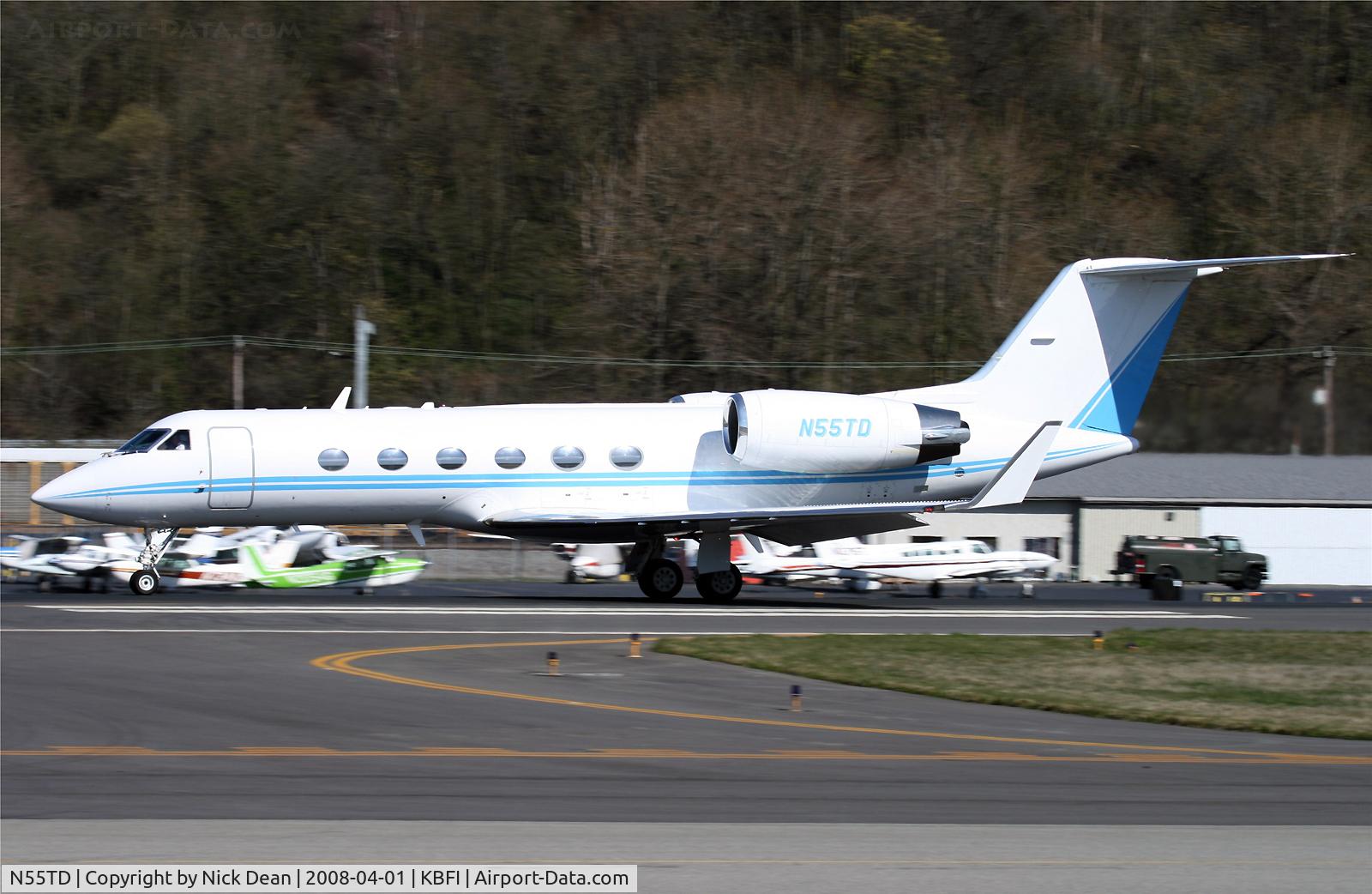 N55TD, 1990 Gulfstream Aerospace G-IV C/N 1131, KBFI