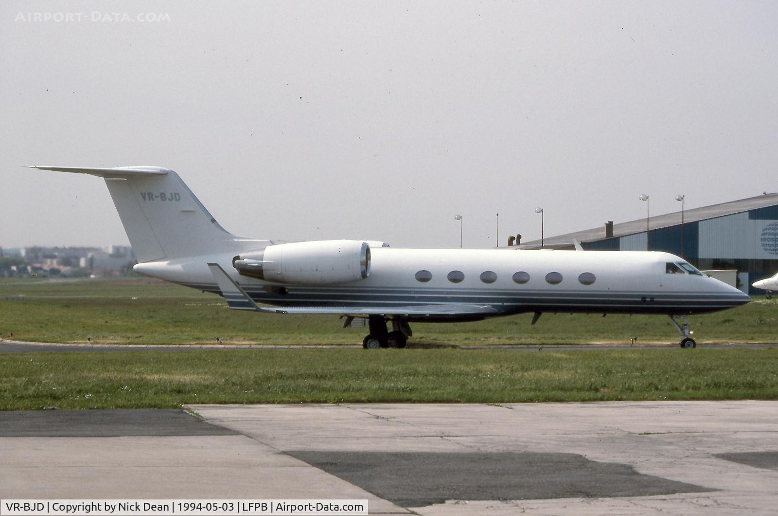 VR-BJD, 1990 Gulfstream Aerospace Gulfstream IV C/N 1134, Paris Le Bourget