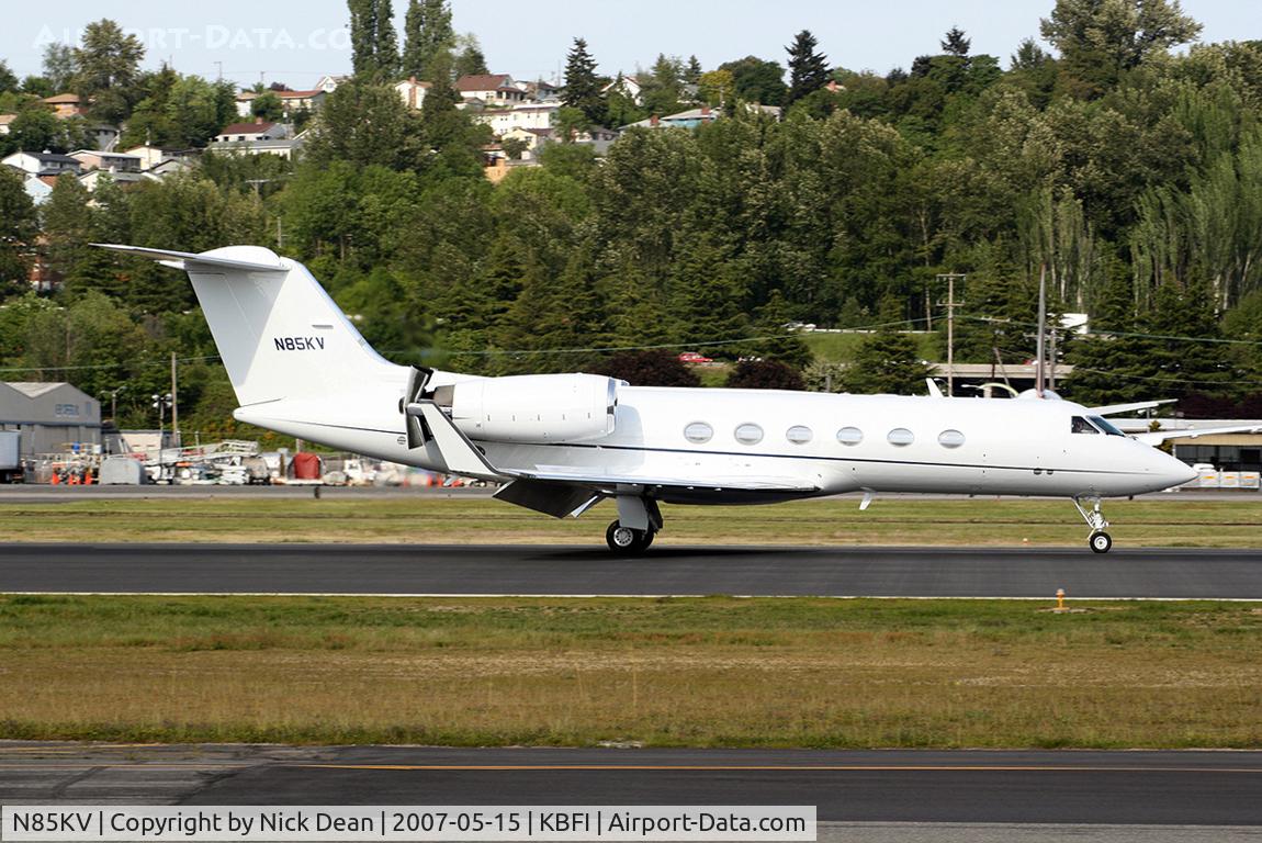N85KV, 1990 Gulfstream Aerospace G-IV C/N 1135, KBFI
