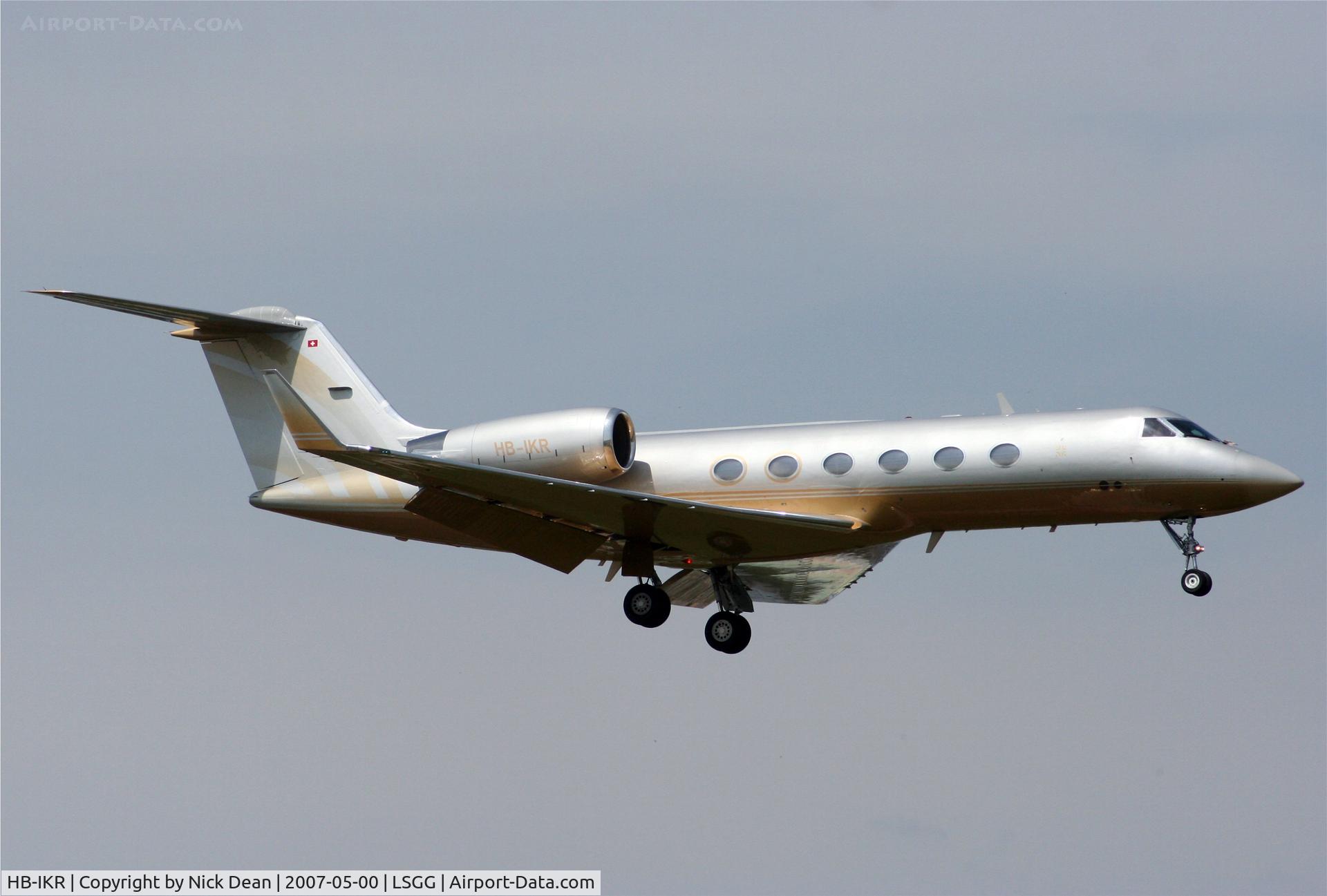 HB-IKR, 1991 Gulfstream Aerospace Gulfstream IV C/N 1159, LSGG