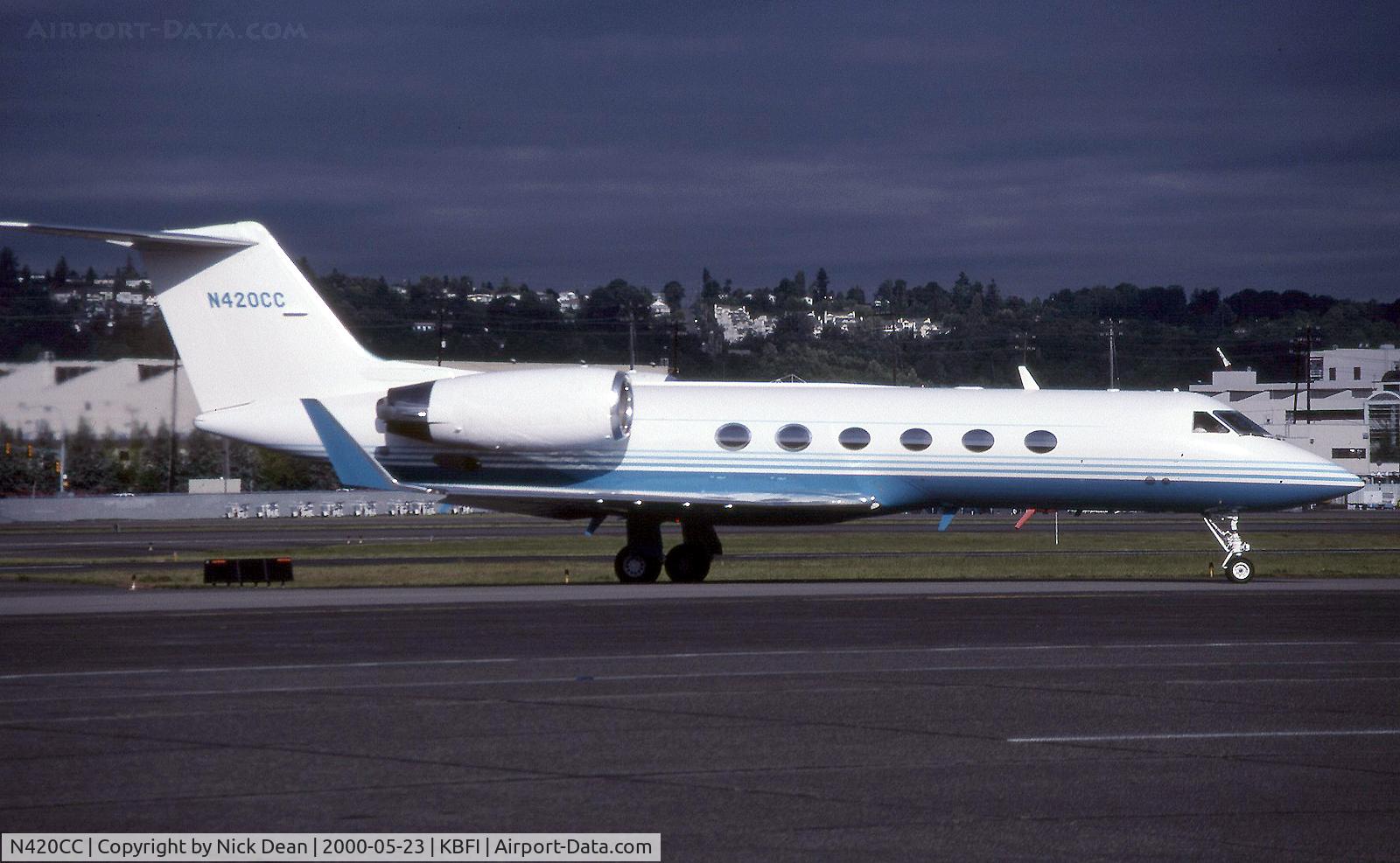 N420CC, 1991 Gulfstream Aerospace G-IV C/N 1164, KBFI