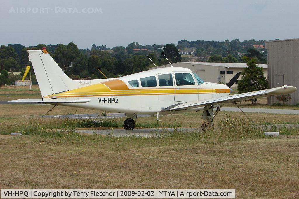 VH-HPQ, 1977 Beech C24R C/N MC-537, Beech C24R parked at Tyabb (Mornington Peninsula) , Victoria