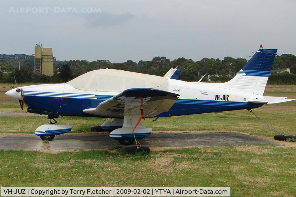 VH-JUZ, 1980 Piper PA-28-236 Dakota C/N 28-8011008, Piper parked at Tyabb (Mornington Peninsula) , Victoria