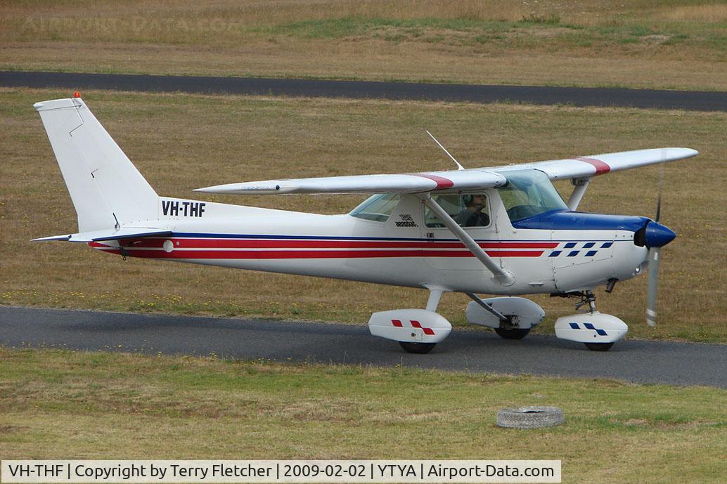 VH-THF, 1979 Cessna A152 Aerobat C/N A1520850, Cessna 152 parked at Tyabb (Mornington Peninsula) , Victoria