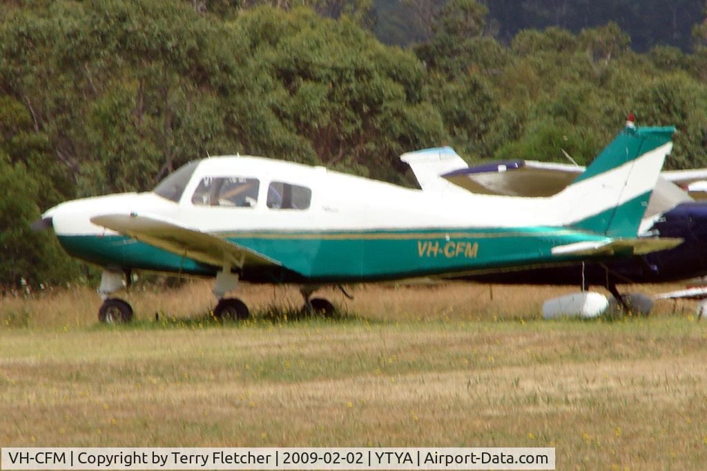 VH-CFM, 1977 Beech A23-19 C/N MB-269, Beech A23 parked at Tyabb (Mornington Peninsula) , Victoria