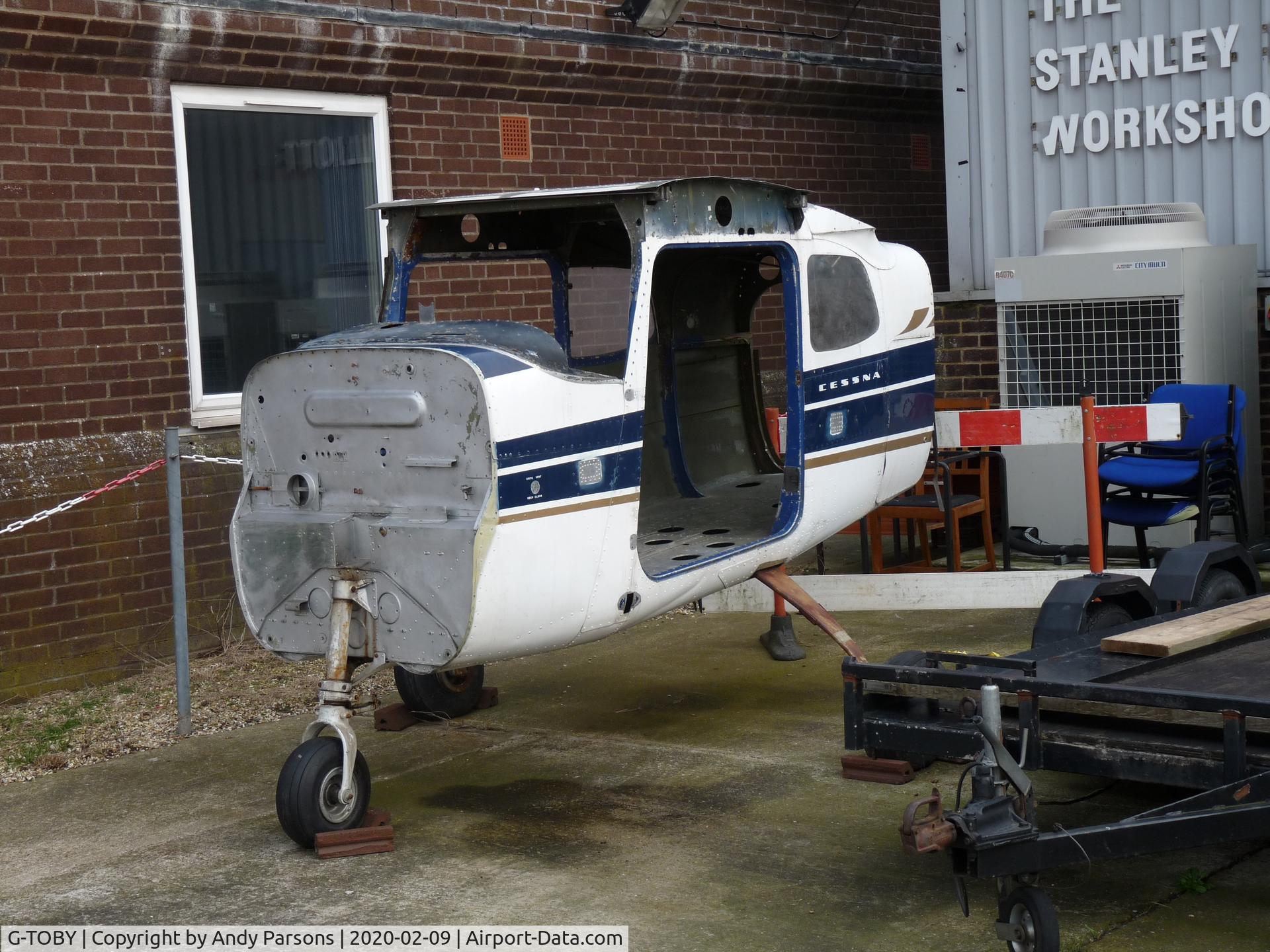 G-TOBY, 1960 Cessna 172B C/N 17247852, Instructional Airframe G-TOBY at Shoreham
