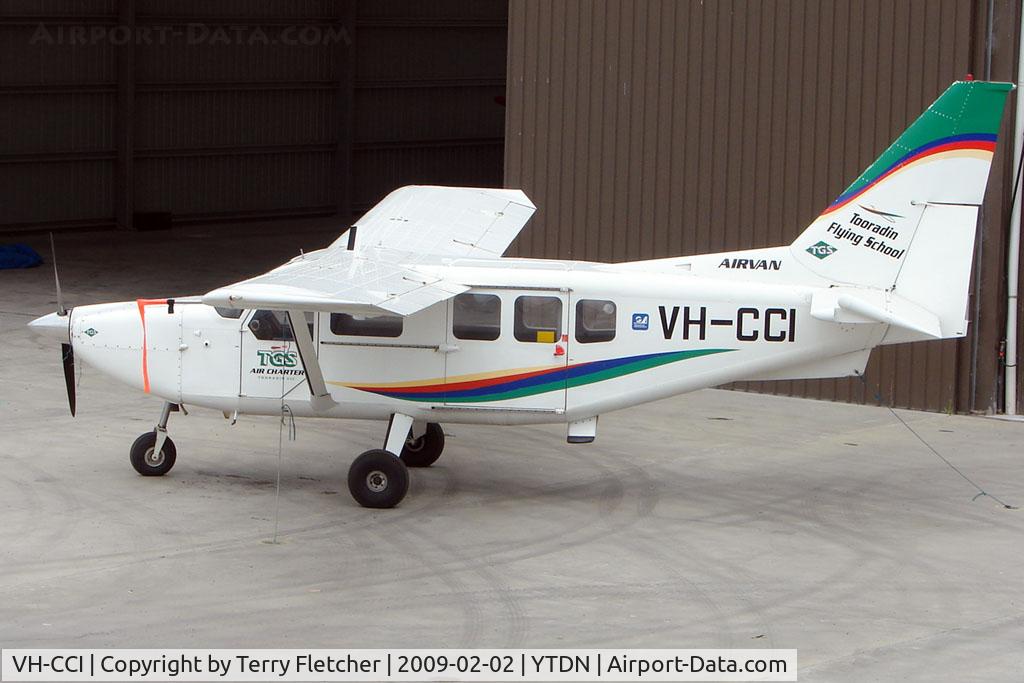 VH-CCI, 2002 Gippsland GA-8 Airvan C/N GA8-02-022, One of two Airvans belonging to the local Flying School at Tooradin Airport VIC