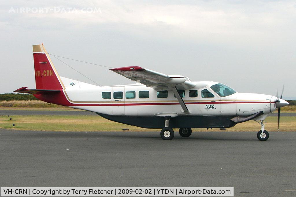 VH-CRN, 1995 Cessna 208B Grand Caravan C/N 208B0428, Fresh fish transporter at Tooradin Airport, Victoria