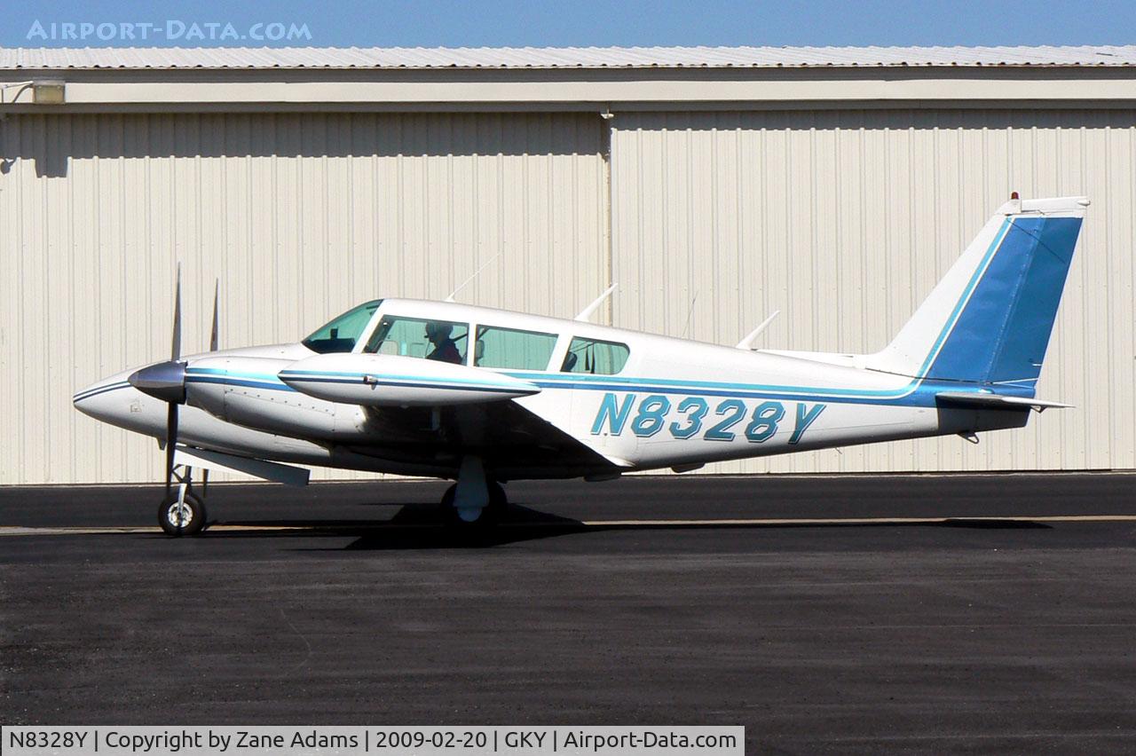 N8328Y, 1967 Piper PA-30 Twin Comanche C/N 30-1470, At Arlington Municipal