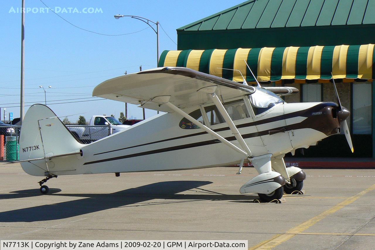 N7713K, 1950 Piper PA-20 Pacer C/N 20-535, At Grand Prairie Municipal