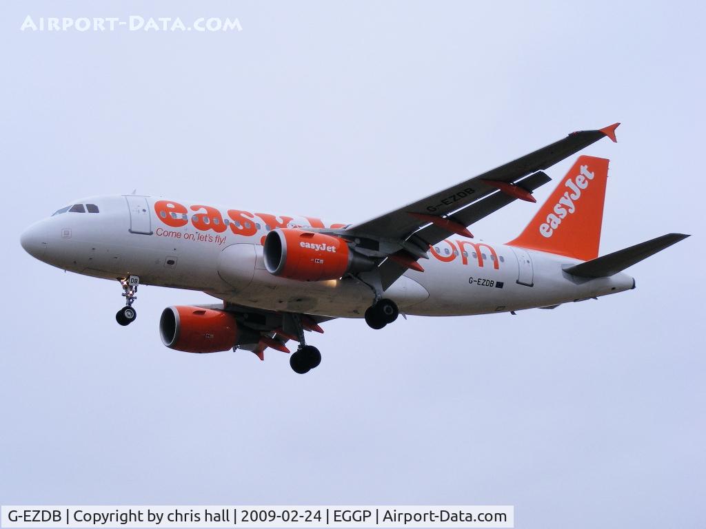G-EZDB, 2008 Airbus A319-111 C/N 3411, Easyjet