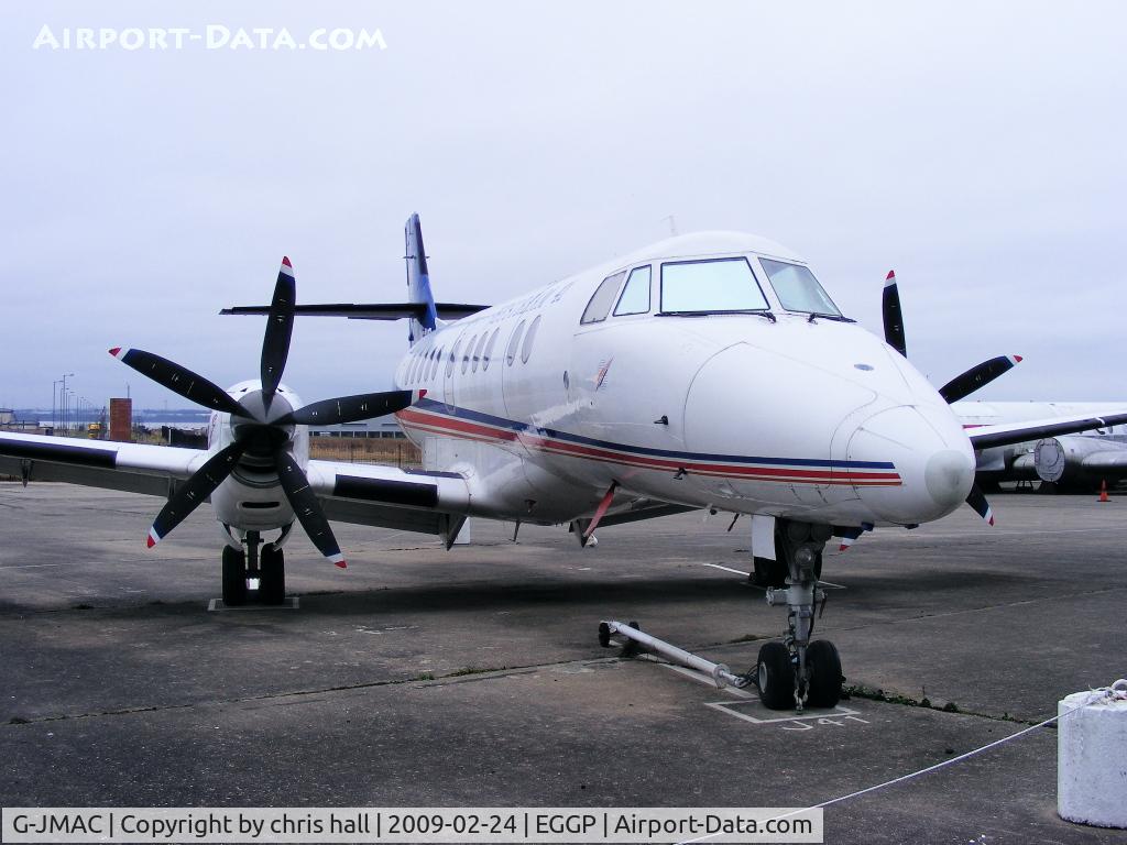 G-JMAC, 1992 British Aerospace Jetstream 41 C/N 41004, preserved by the the Jetstream Club at Liverpools John Lennon Airport