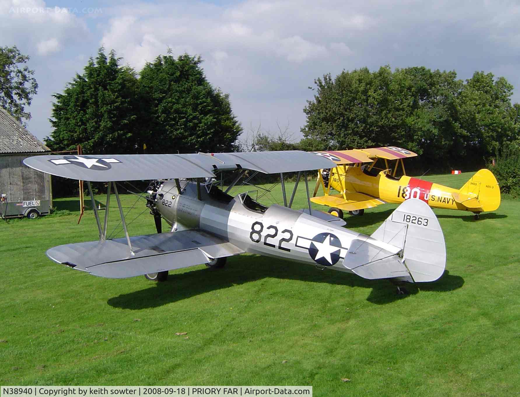 N38940, 1941 Boeing A75N1(PT17) C/N 75-1822, Based aircraft