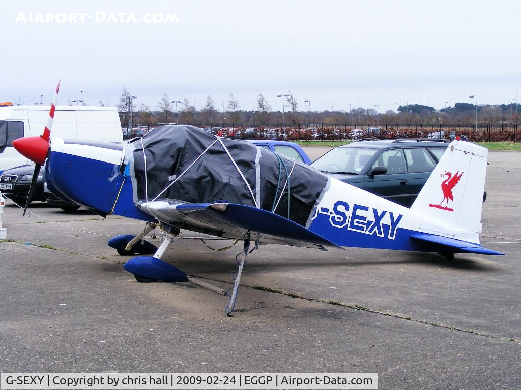 G-SEXY, 1970 American Aviation AA-1 Yankee C/N AA1-0042, preserved by the the Jetstream Club at Liverpools John Lennon Airport