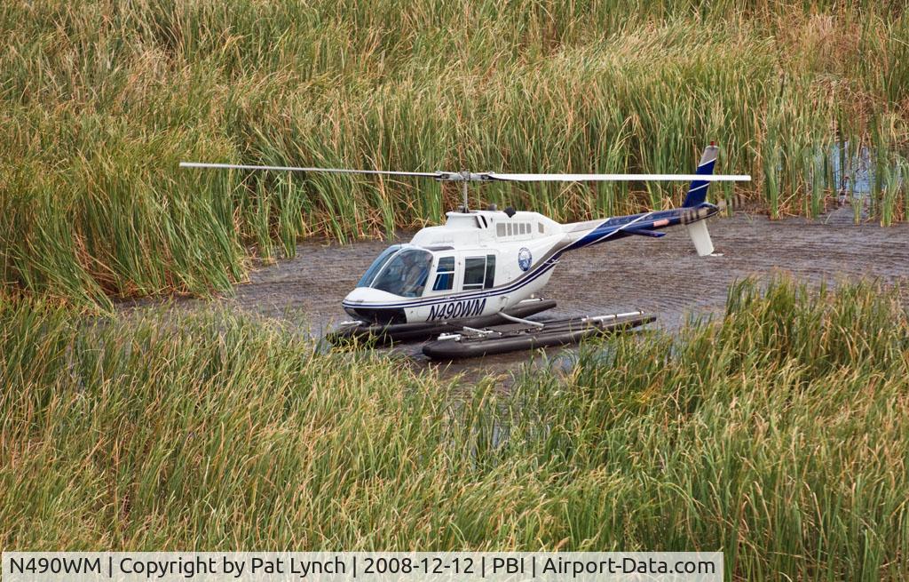 N490WM, 1995 Bell 206B JetRanger C/N 4376, In Everglades