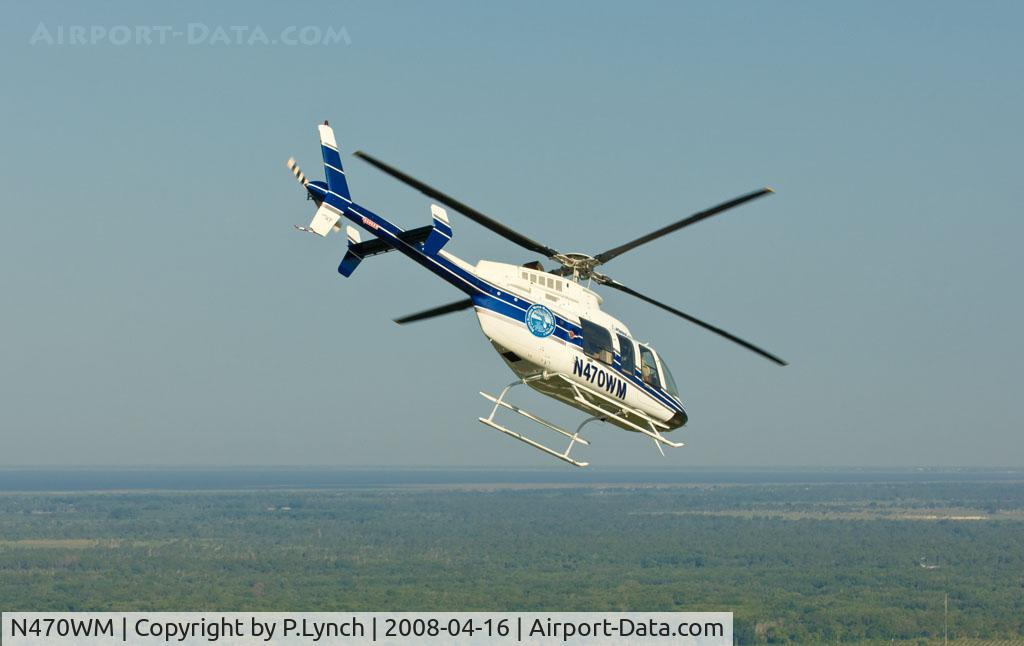 N470WM, 2006 Bell 407 C/N 53708, Turning away