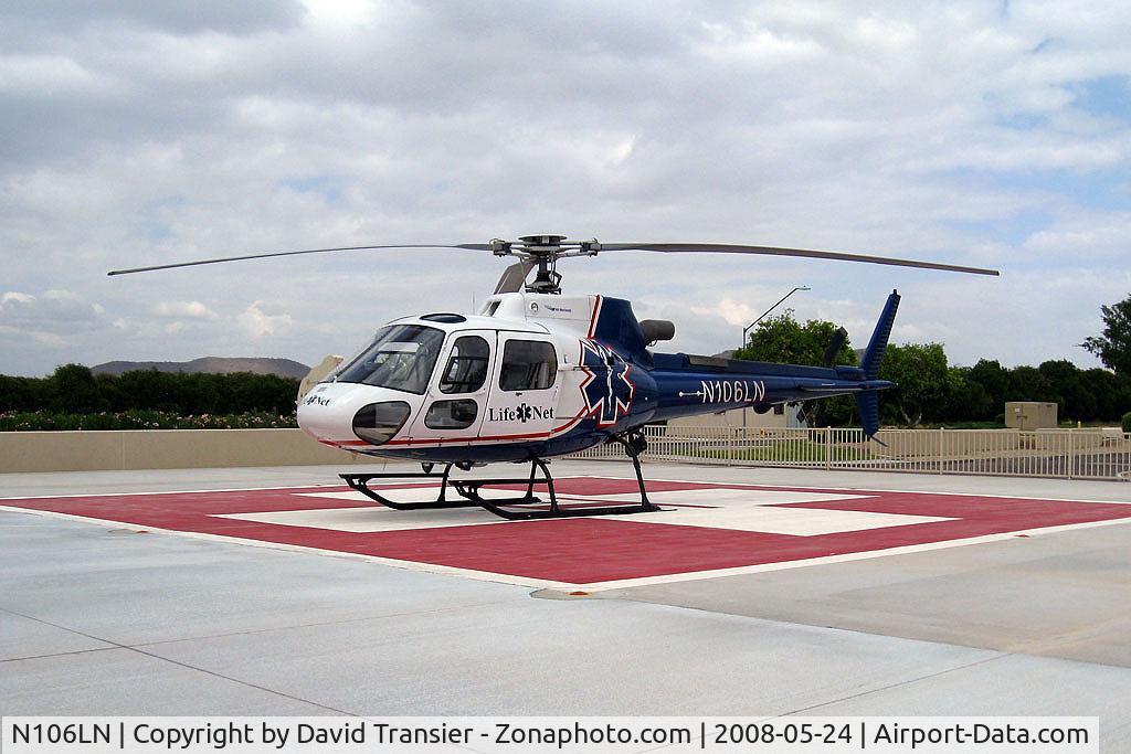 N106LN, 1999 Eurocopter AS-350B-3 Ecureuil Ecureuil C/N 3251, Arrowhead Hospital in Glendale, Arizona