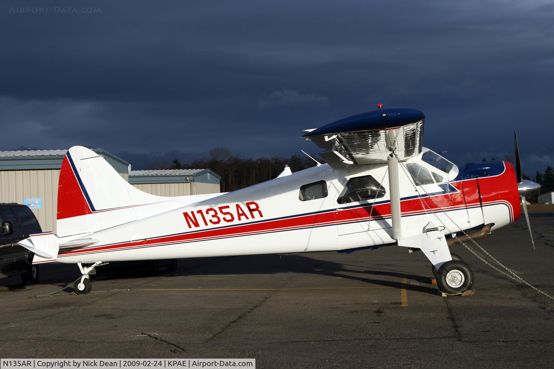 N135AR, 1952 De Havilland Canada DHC-2 Beaver C/N 256, KPAE (Another beautiful paint job by our local shop Sunquest Air Specialties)