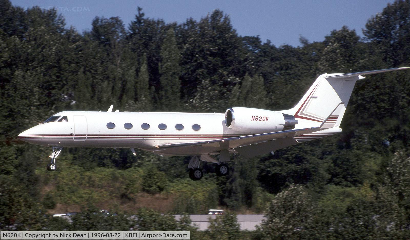 N620K, 1992 Gulfstream Aerospace Gulfstream IV C/N 1193, KBFI
