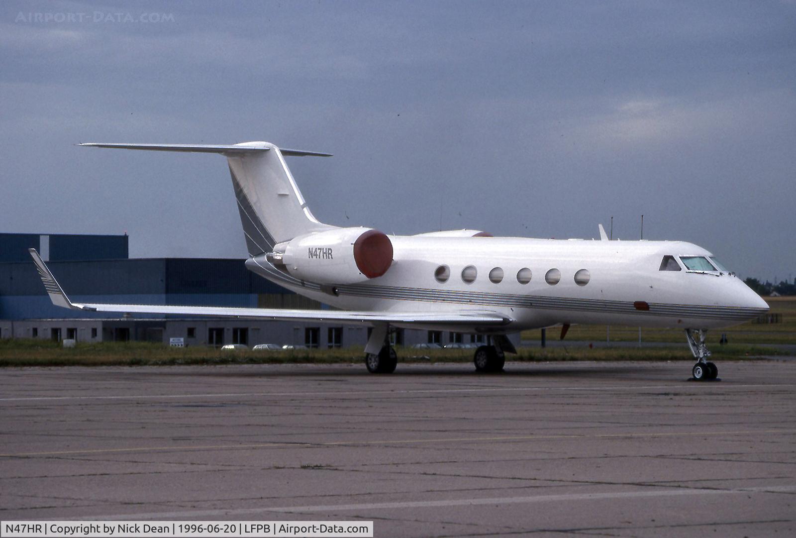 N47HR, 1992 Gulfstream Aerospace Gulfstream IV C/N 1195, Paris Le Bourget