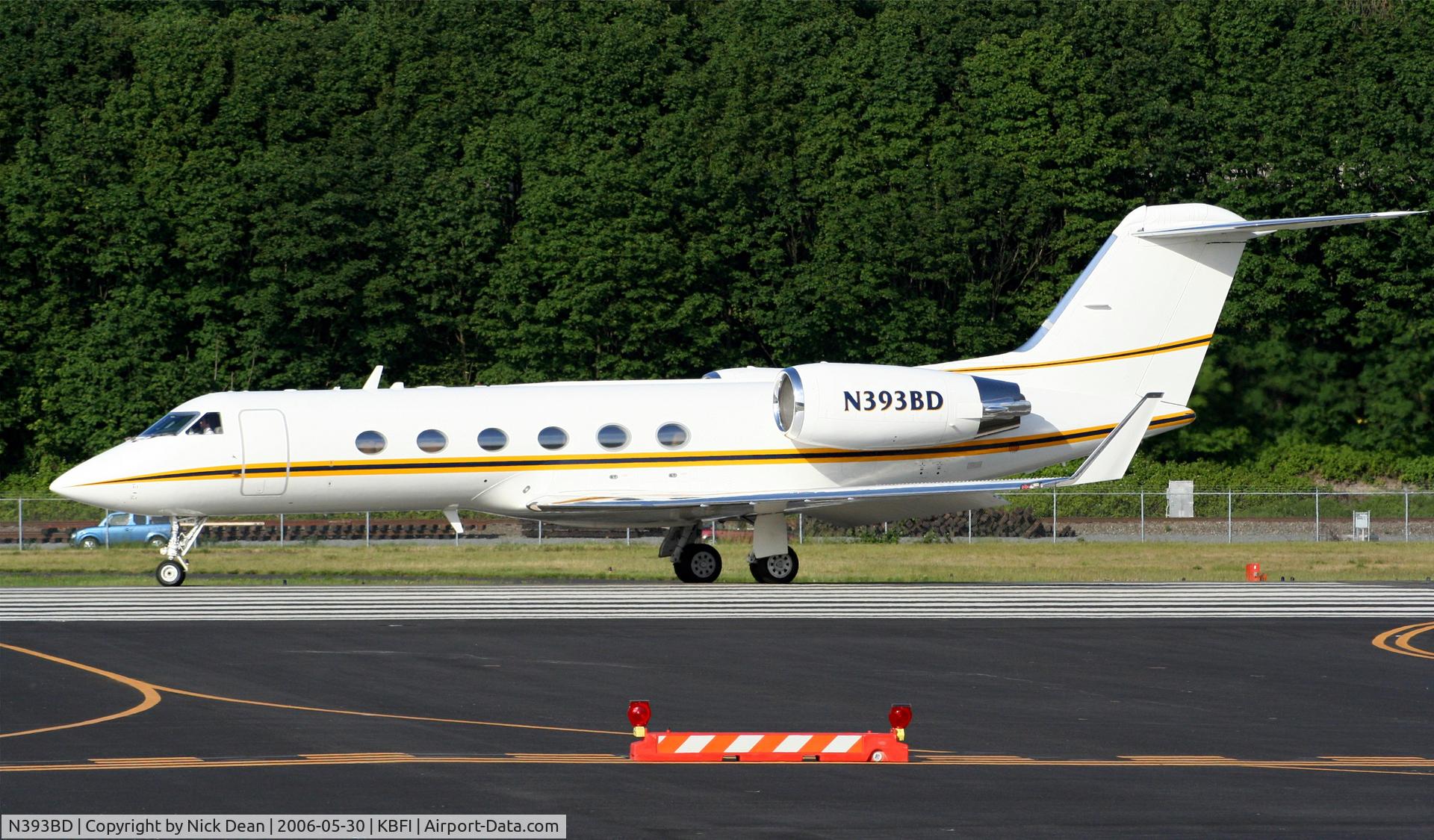 N393BD, 1993 Gulfstream Aerospace Gulfstream IVSP C/N 1205, KBFI