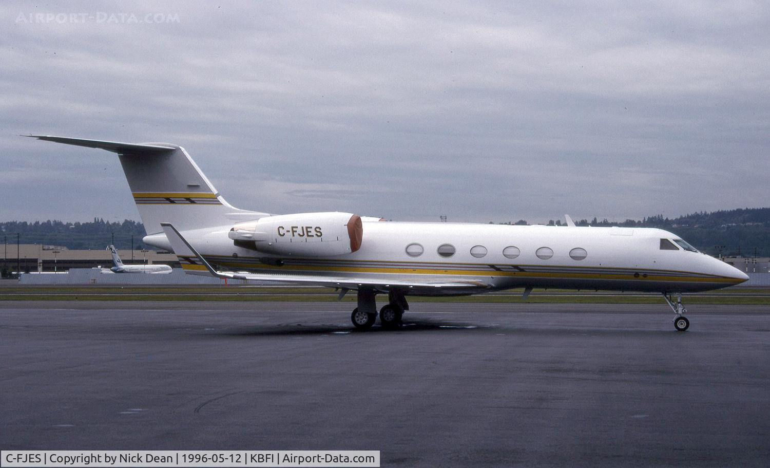 C-FJES, 1993 Gulfstream Aerospace Gulfstream IVSP C/N 1207, KBFI Seagrams
