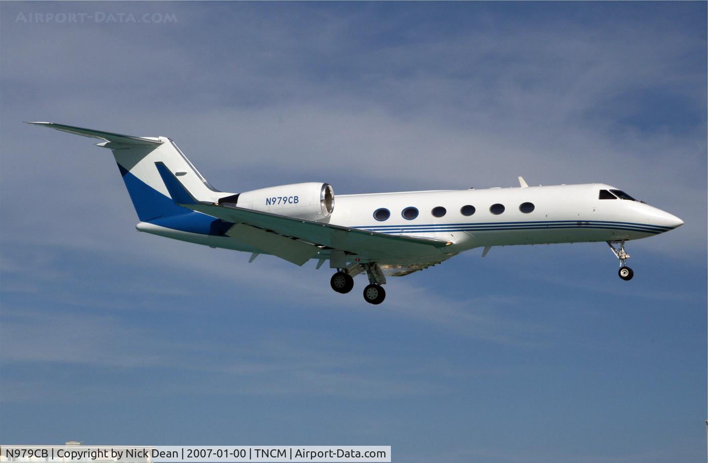 N979CB, 1993 Gulfstream Aerospace G-IV C/N 1217, TNCM