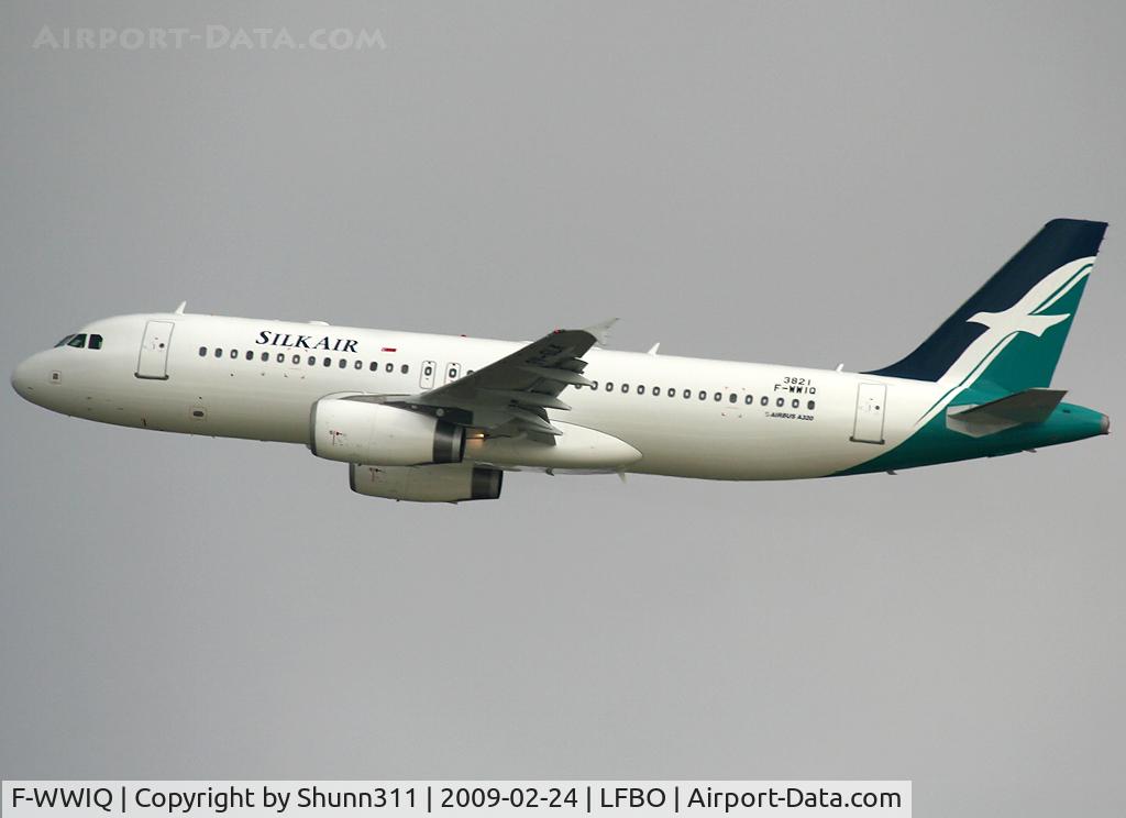 F-WWIQ, 2009 Airbus A320-233 C/N 3821, C/n 3821 - To be 9V-SLK