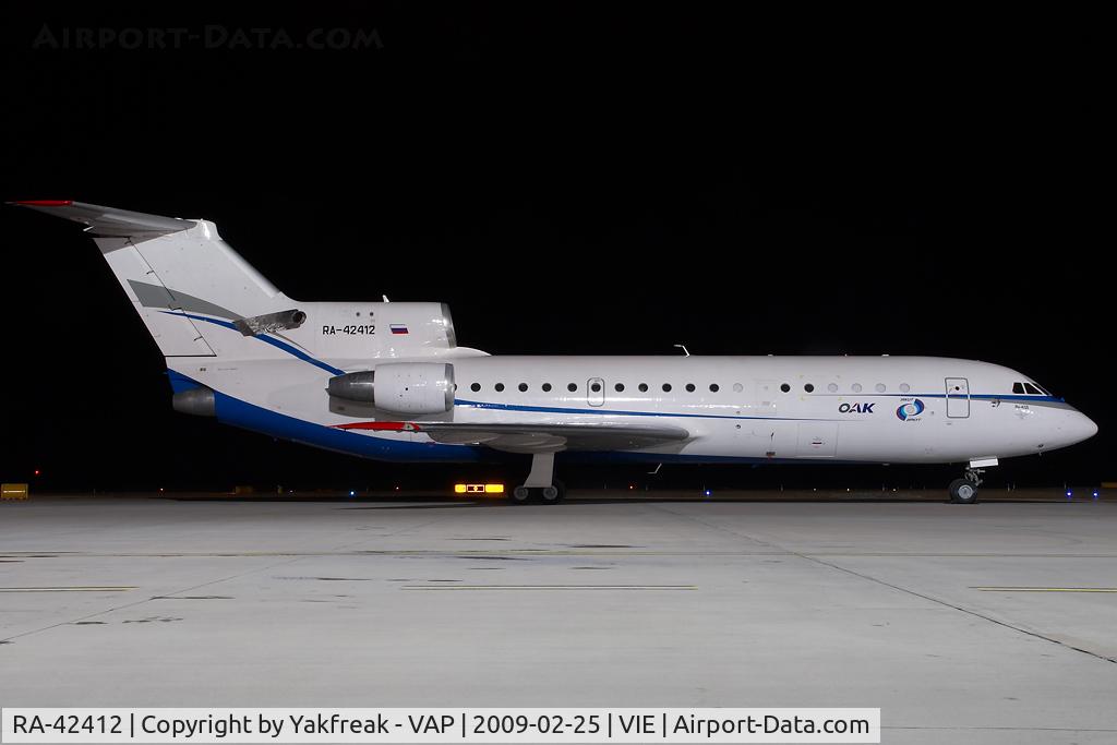 RA-42412, Yakovlev Yak-42D C/N 4520422219055, Yakservice Yakovlev 42