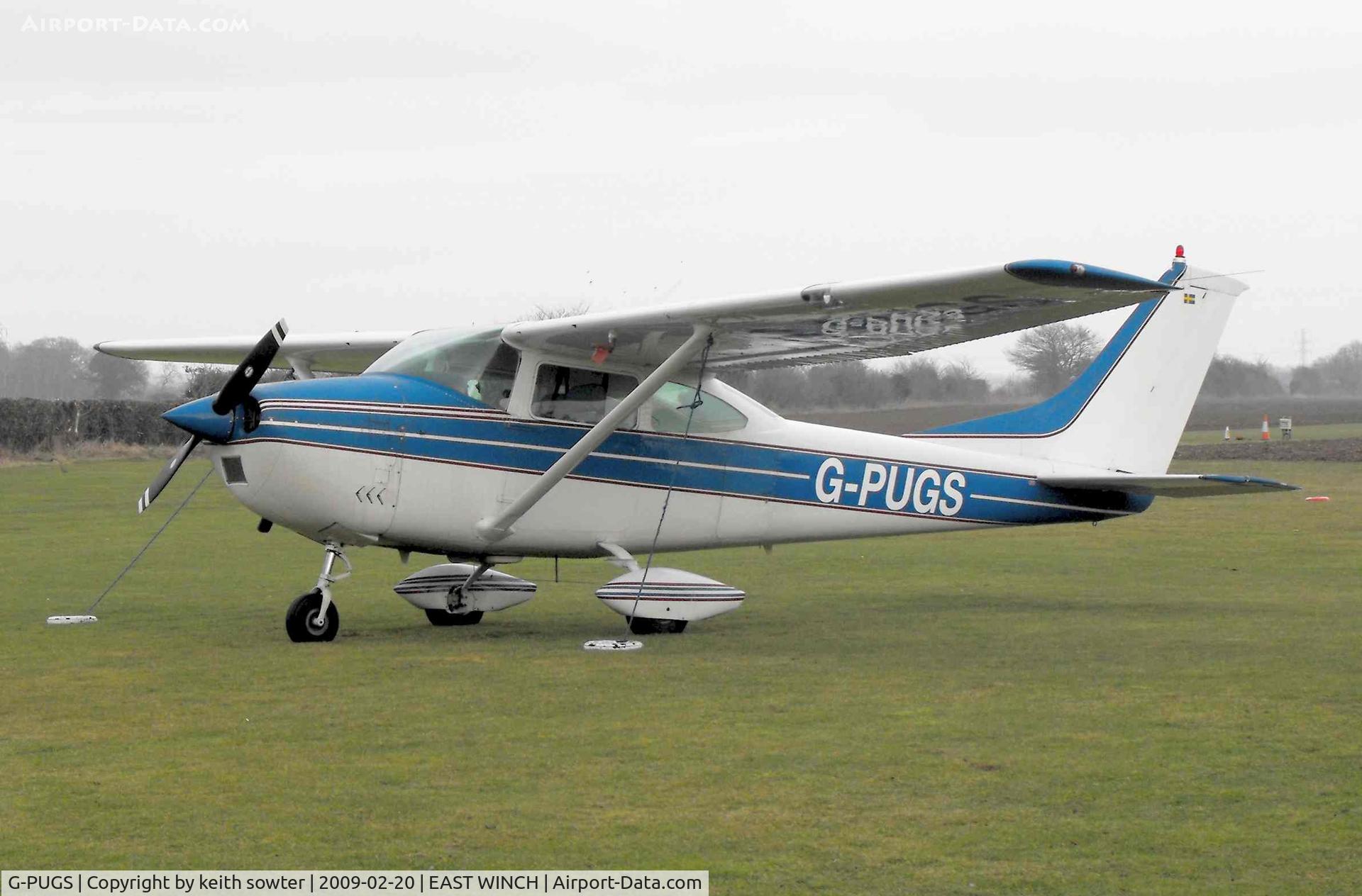 G-PUGS, 1965 Cessna 182H Skylane C/N 182-56480, Based aircraft at this private airfield