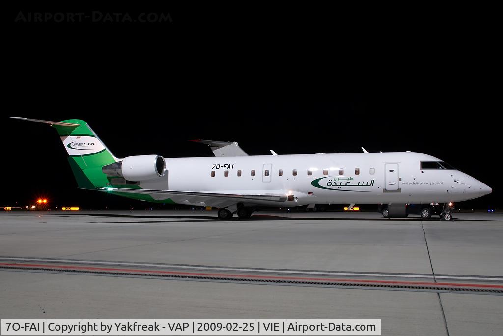 7O-FAI, 1999 Bombardier CRJ-200ER (CL-600-2B19) C/N 7307, Felix Airways Regionaljet