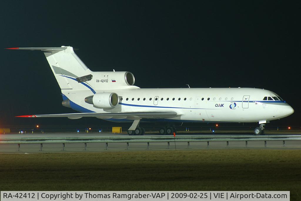 RA-42412, Yakovlev Yak-42D C/N 4520422219055, Yakservice Yakovlev 42