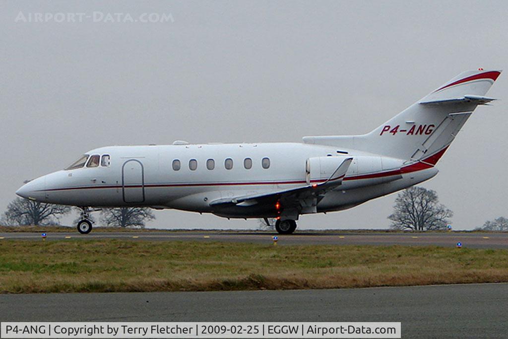 P4-ANG, 2007 Raytheon Hawker 900XP C/N HA-0025, Hawker 900XP at Luton