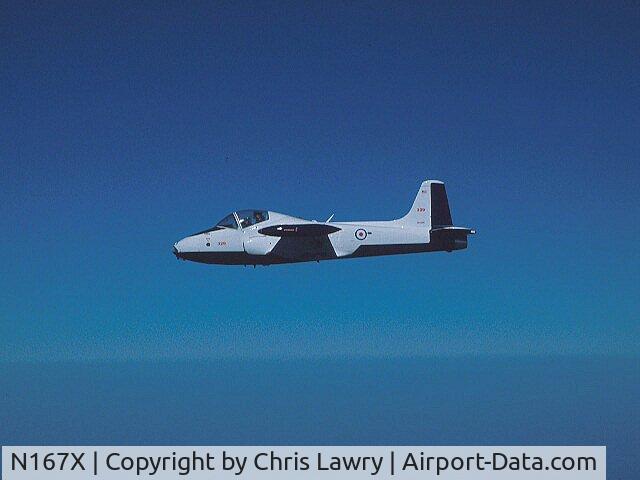 N167X, 1970 BAC 167 Strikemaster Mk.82 C/N EEP/JP/949, Flying my Strikey over Calf desert