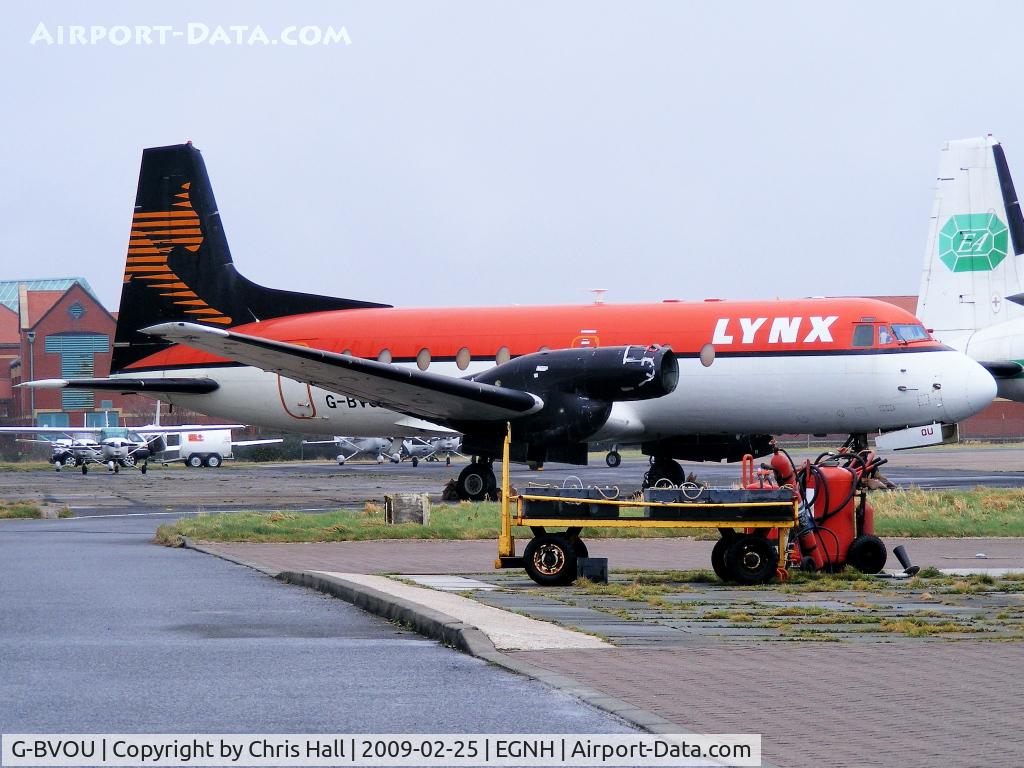 G-BVOU, 1973 Hawker Siddeley HS.748 Series 2A C/N 1721, ex Emerald Airways