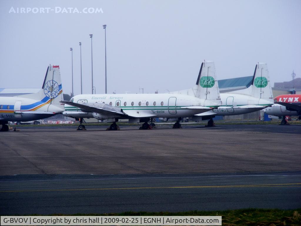 G-BVOV, 1980 Hawker Siddeley HS.748 Series 2A C/N 1777, ex Emerald Airways