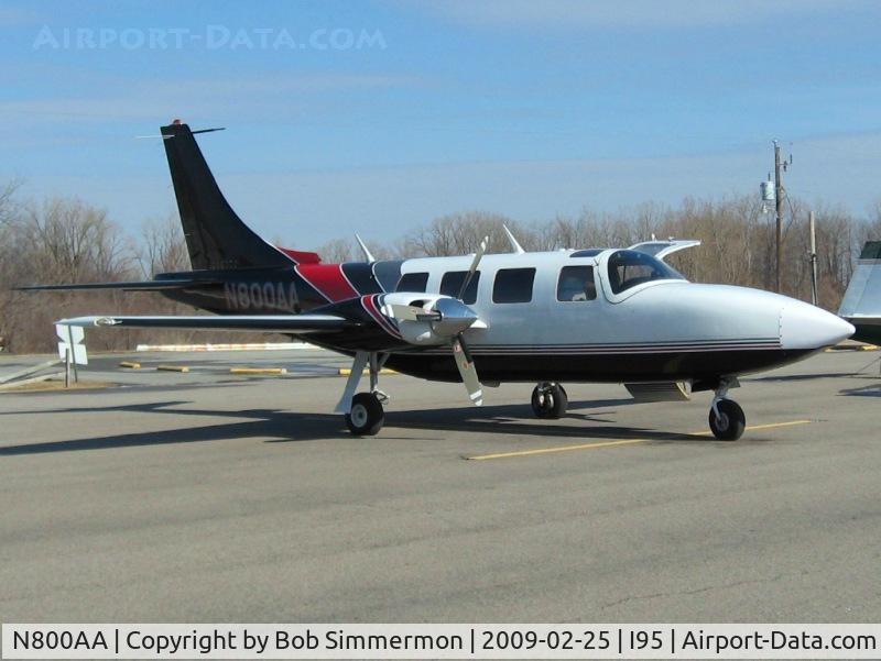N800AA, 1976 Smith Aerostar 601P C/N 61P-0336-098, On the ramp at Kenton, Ohio