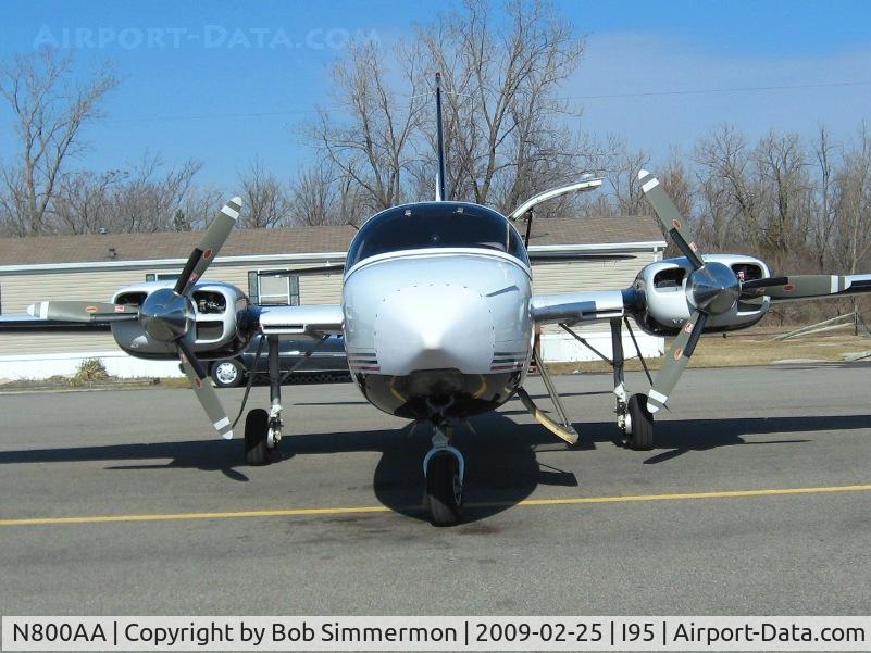 N800AA, 1976 Smith Aerostar 601P C/N 61P-0336-098, On the ramp at Kenton, Ohio