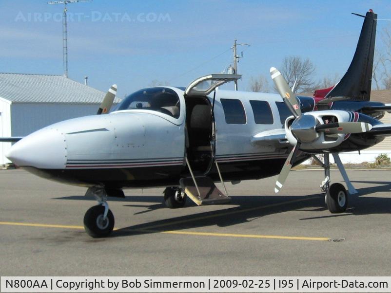 N800AA, 1976 Smith Aerostar 601P C/N 61P-0336-098, On the ramp at Kenton, Ohio