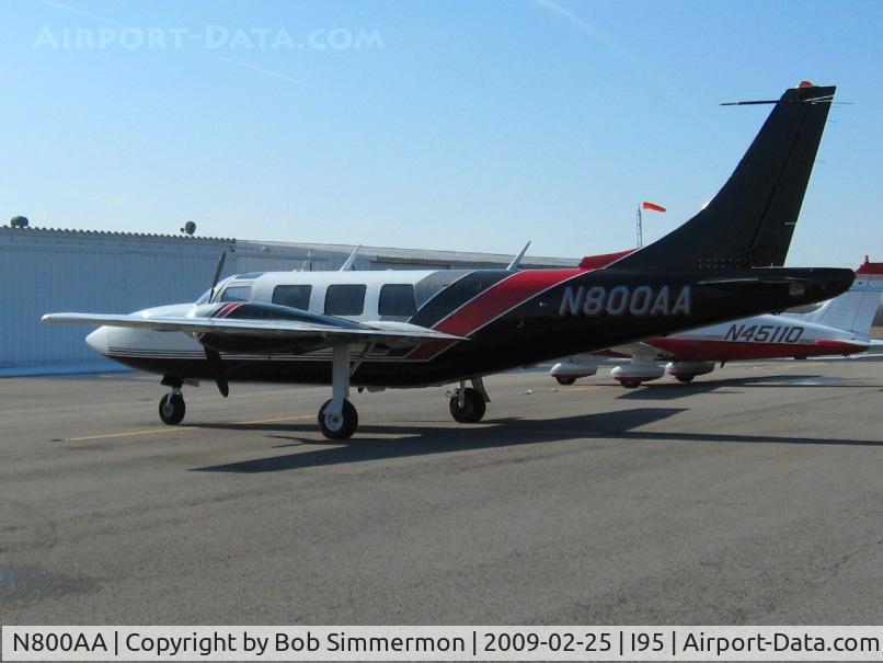N800AA, 1976 Smith Aerostar 601P C/N 61P-0336-098, On the ramp at Kenton, Ohio