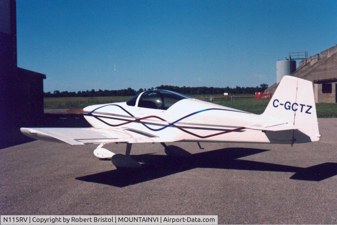 N115RV, 1998 Vans RV-6A C/N 24228, In builders Canadian Registration