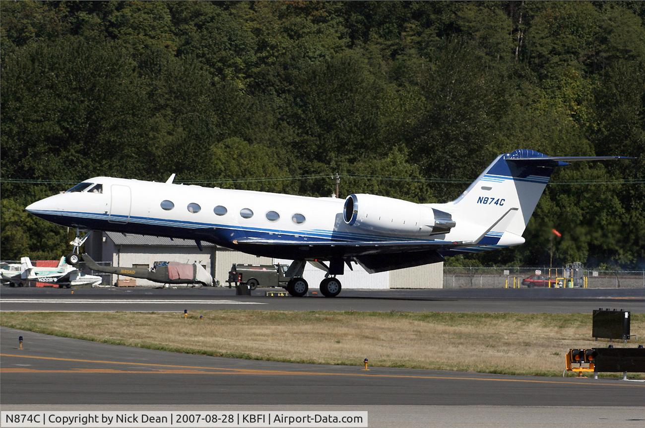 N874C, 1993 Gulfstream Aerospace G-IV C/N 1219, KBFI