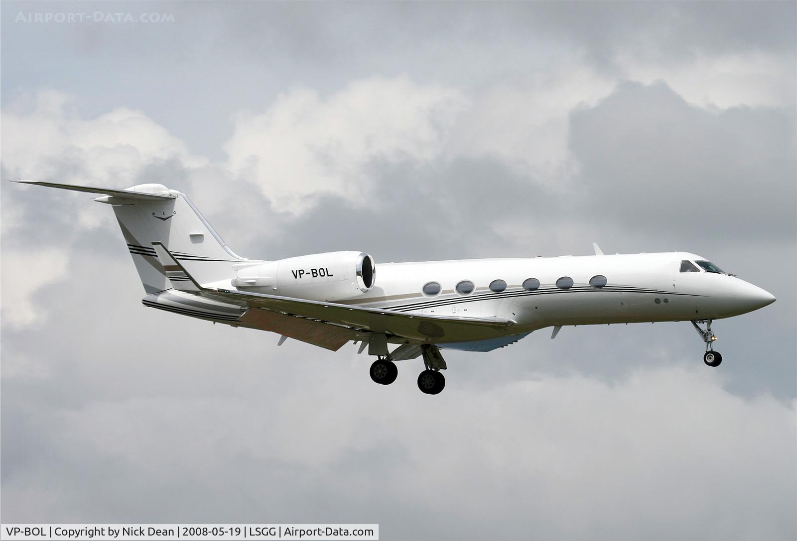 VP-BOL, 1995 Gulfstream Aerospace Gulfstream IVSP C/N 1266, LSGG