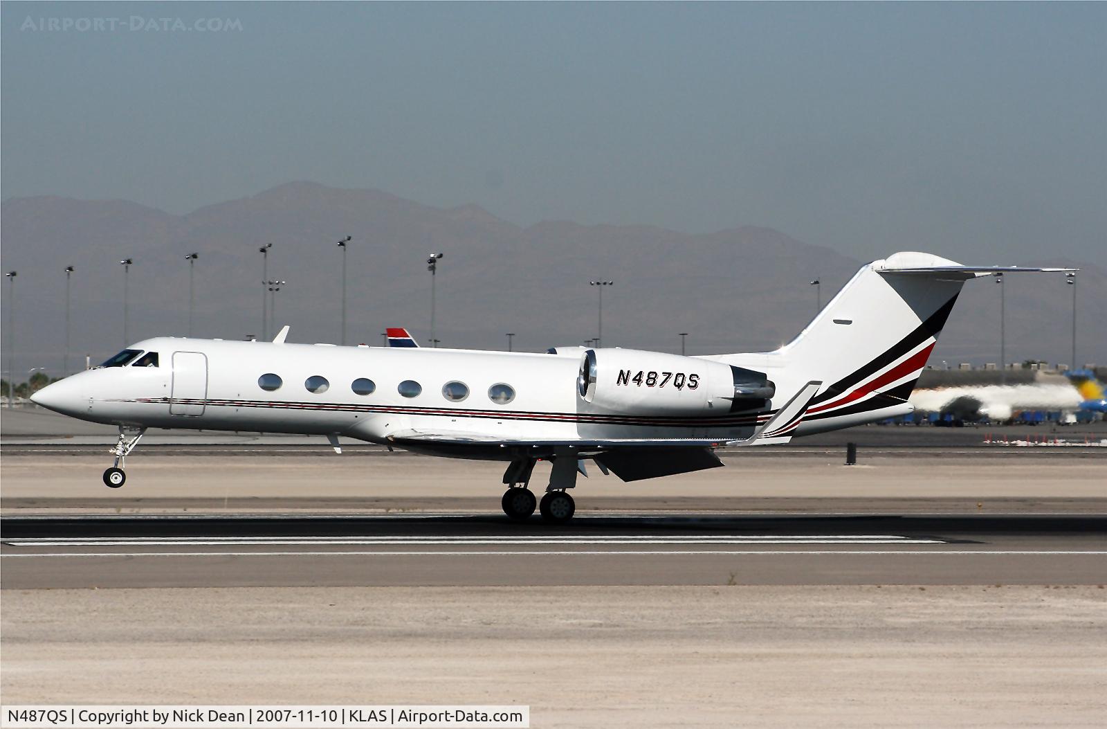 N487QS, 1996 Gulfstream Aerospace G-IV C/N 1287, KLAS