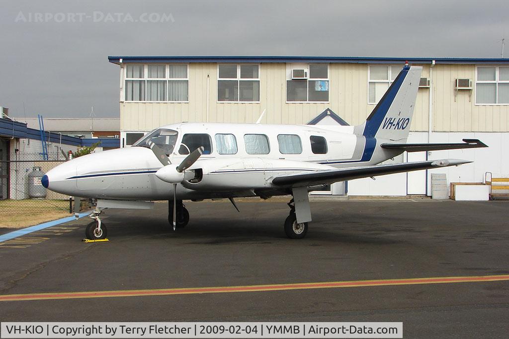 VH-KIO, 1974 Piper PA-31-350 Chieftain Chieftain C/N 31-7405487, King Island Air's Navajo at Moorabin