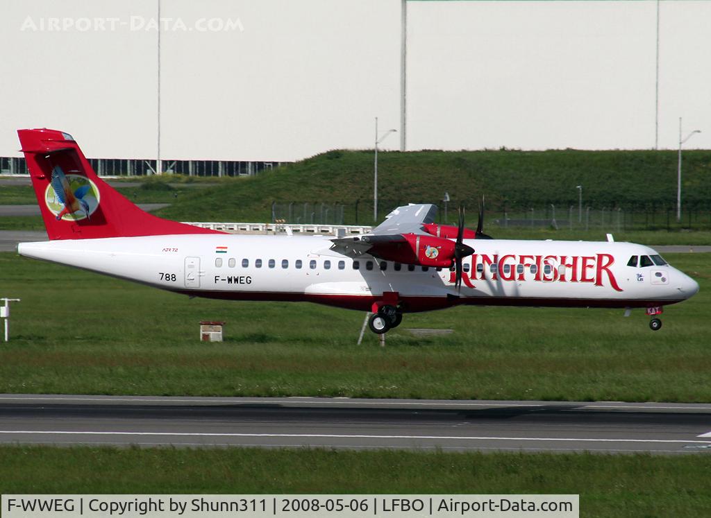 F-WWEG, 2000 ATR 72-212A C/N 788, C/n 0788 - To be VT-KAT