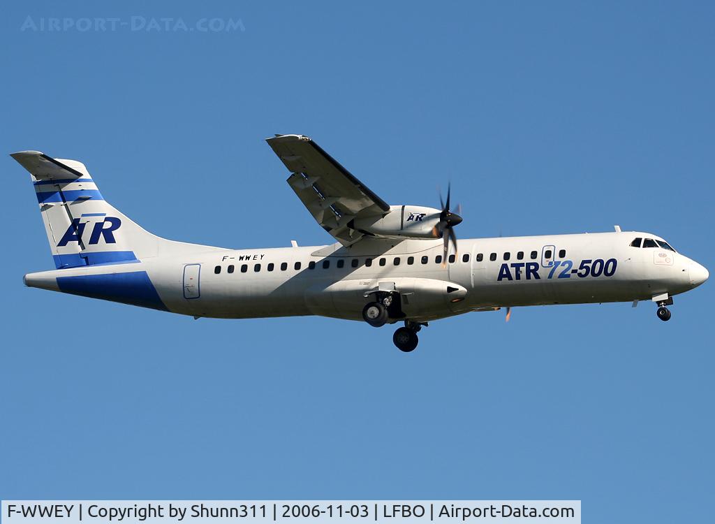 F-WWEY, 1988 ATR 72-201 C/N 098, C/n 098