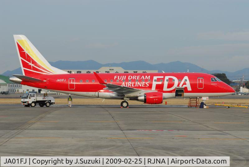 JA01FJ, 2009 Embraer 170ST (ERJ-170-100ST) C/N 17000271, First Aircraft for Fuji Dream Airlines.