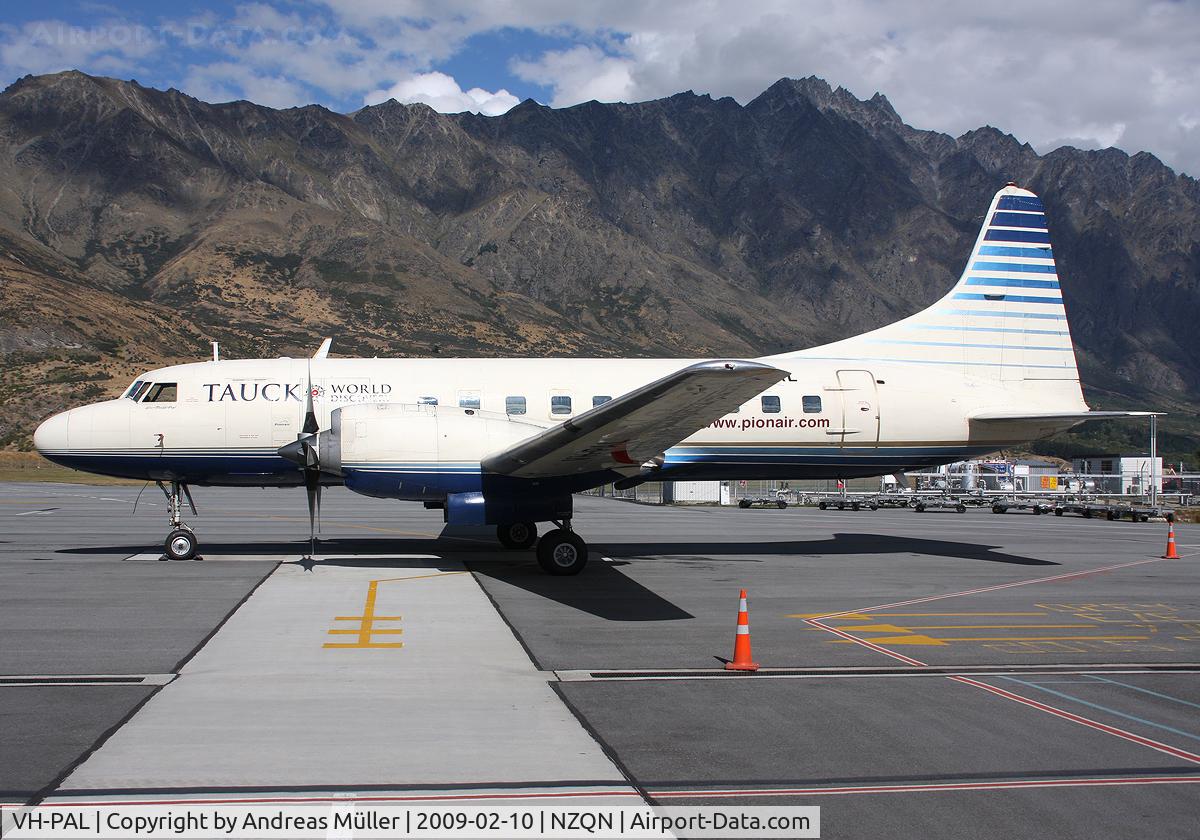 VH-PAL, 1959 Convair 580 C/N 501, Waiting for another flight.